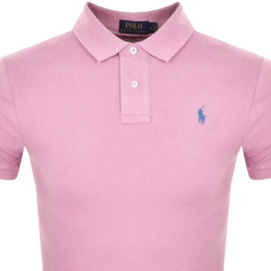 Pink ralph lauren t shirt mens store